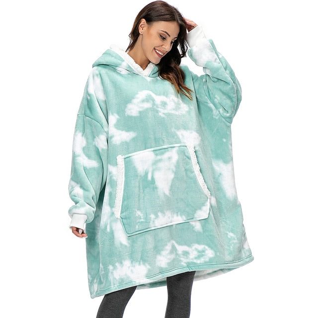 WärmeWolke™ Kuscheliger Oversize-Hoodie aus Sherpa-Fleece
