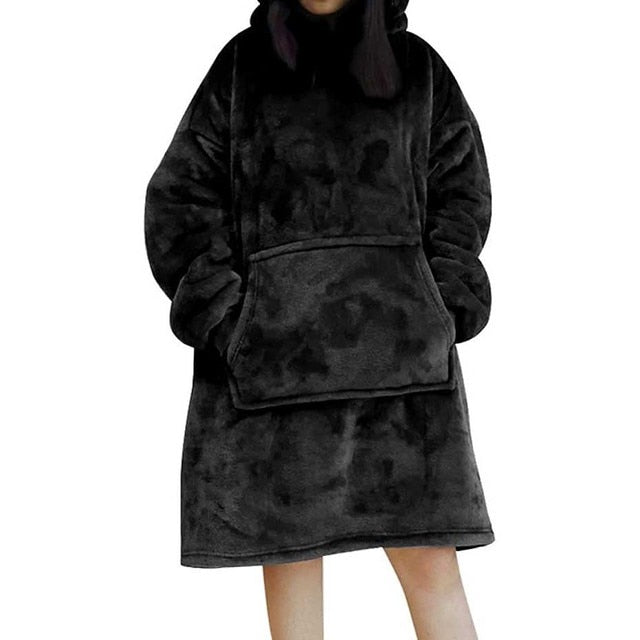 WärmeWolke™ Kuscheliger Oversize-Hoodie aus Sherpa-Fleece