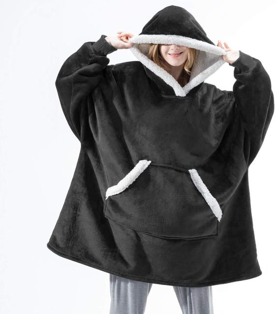 WärmeWolke™ Kuscheliger Oversize-Hoodie aus Sherpa-Fleece