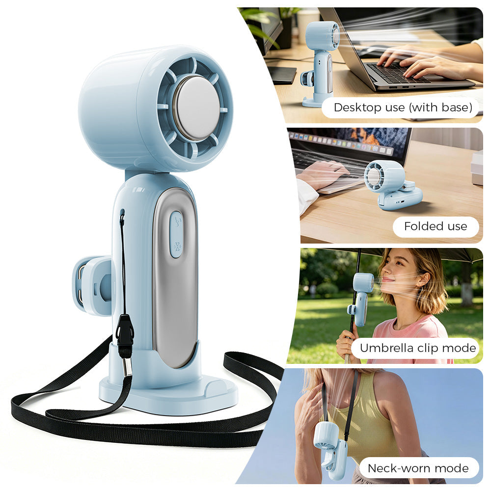 CoolVela™ – Kompakter Handventilator für angenehme Abkühlung unterwegs