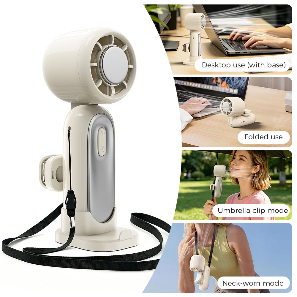 CoolVela™ – Kompakter Handventilator für angenehme Abkühlung unterwegs