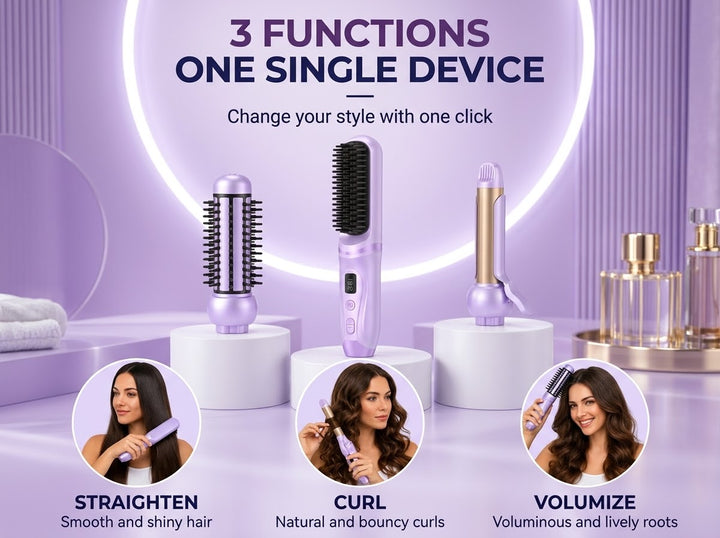 HaarZauber™ Kabelloser 3-in-1 Haarstyler