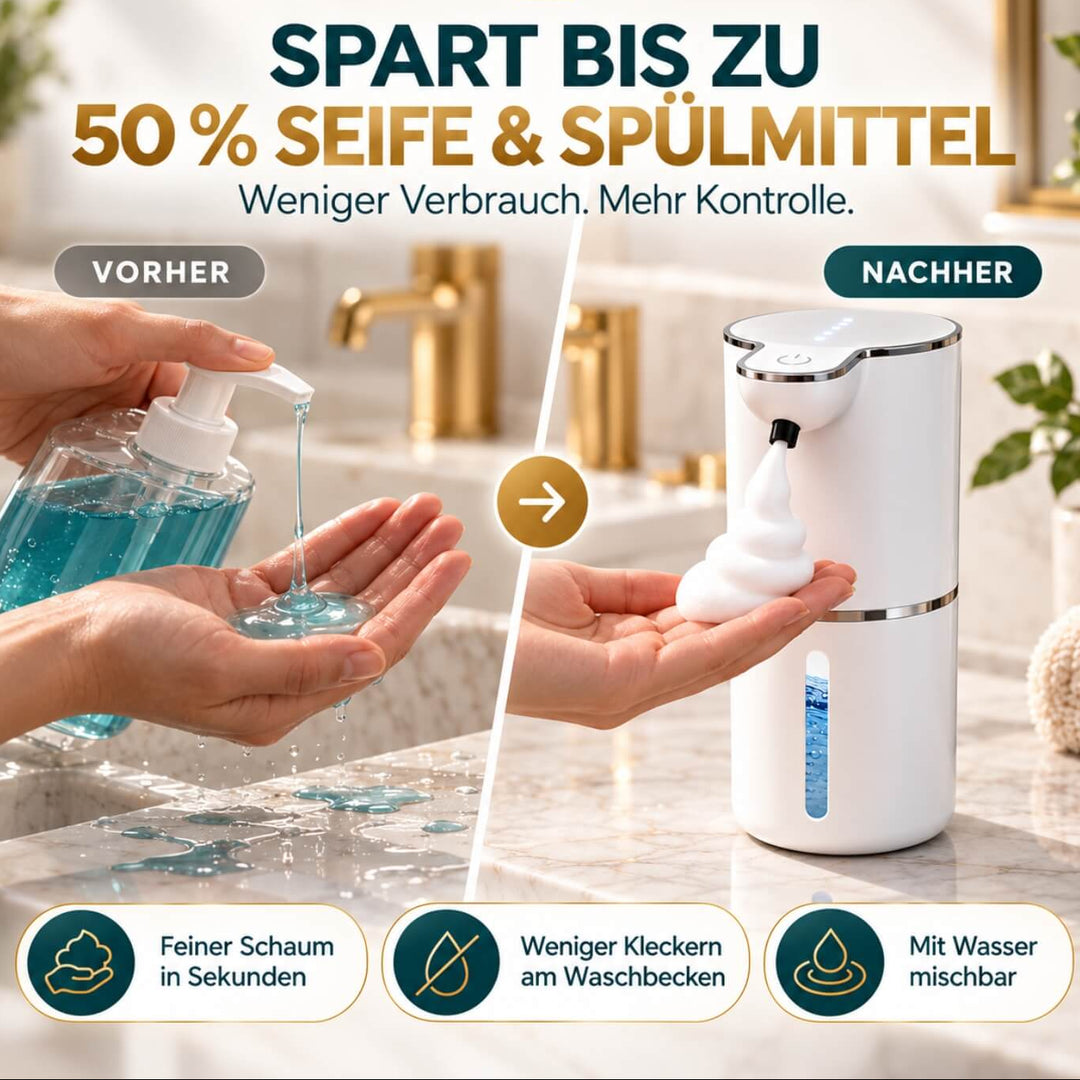 SchaumZauber™ Berührungsloser Schaumseifenspender