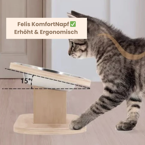 FutterWohl™ Komfortnapf für Haustiere