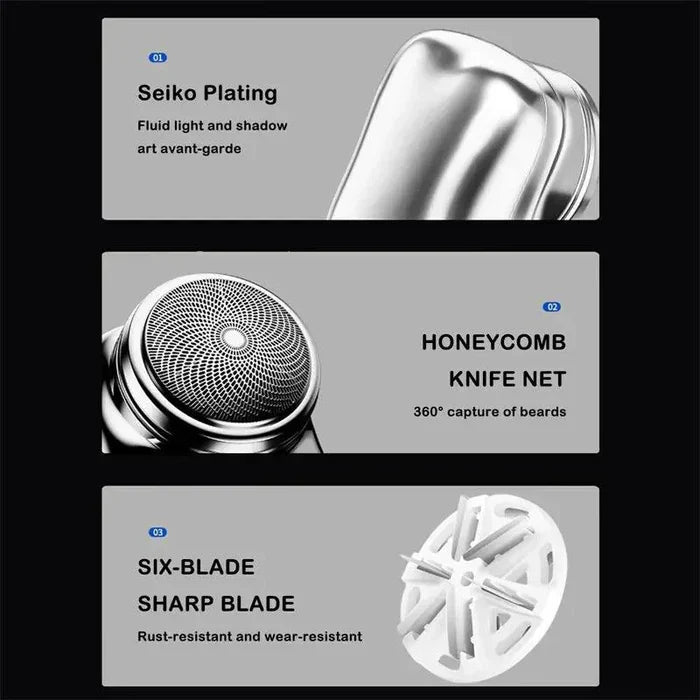 Smoothix™ - Mini-Rasierer, Elektrischer Rasierer