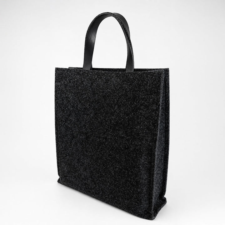 Filztasche mit Ledergriffen – langlebig und vielseitig einsetzbar