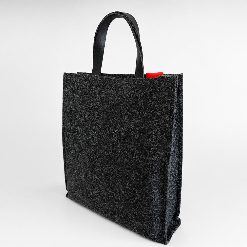 Filztasche mit Ledergriffen – langlebig und vielseitig einsetzbar