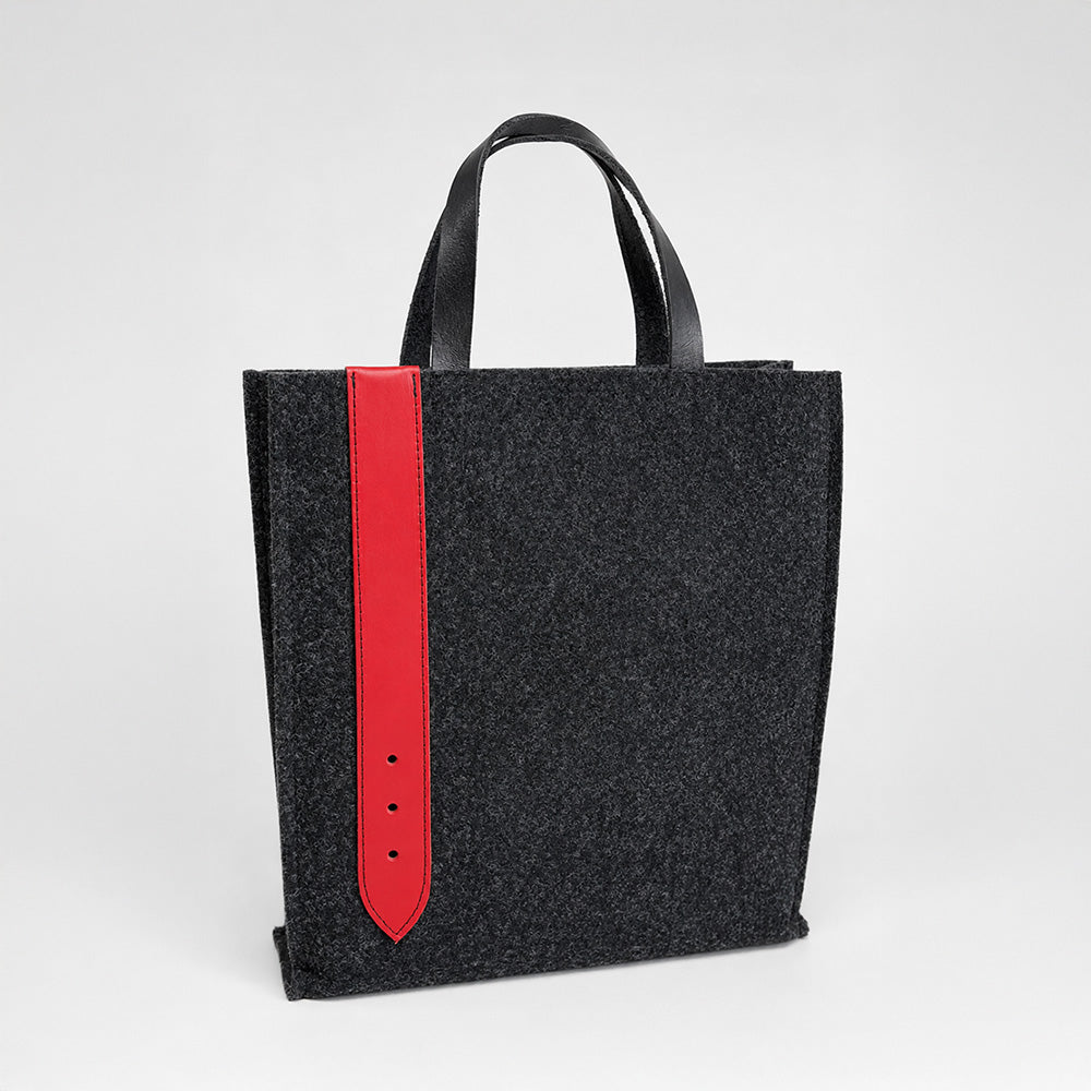 Filztasche mit Ledergriffen – langlebig und vielseitig einsetzbar