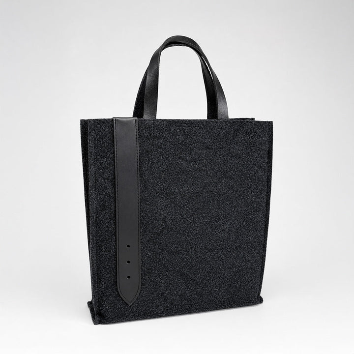 Filztasche mit Ledergriffen – langlebig und vielseitig einsetzbar