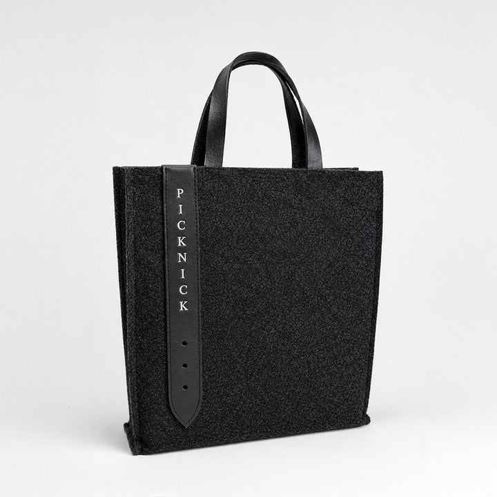 Filztasche mit Ledergriffen – langlebig und vielseitig einsetzbar