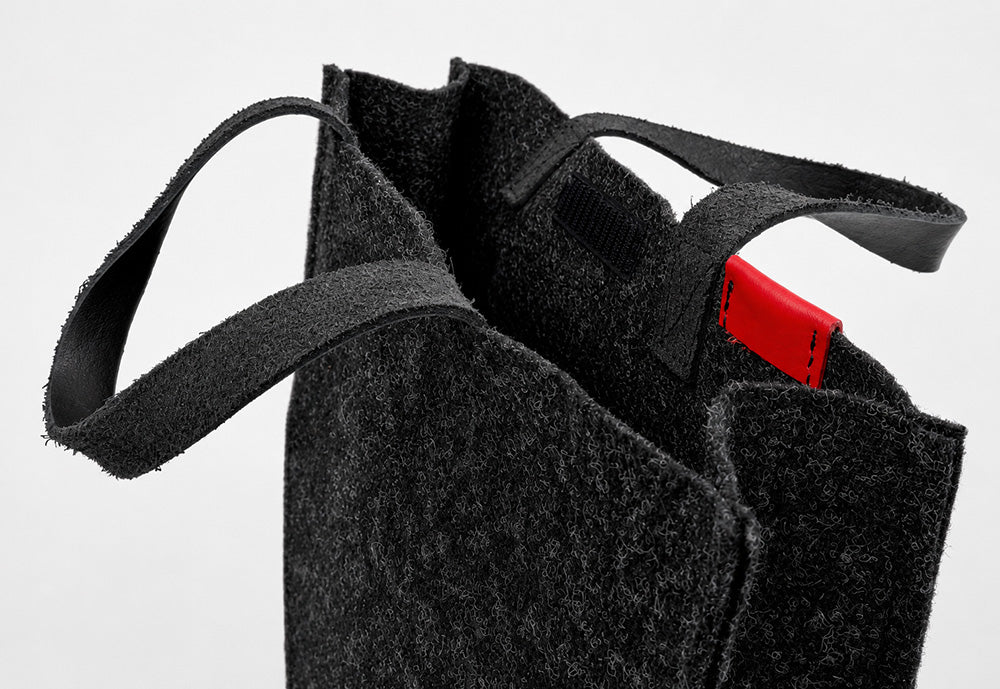 Filztasche mit Ledergriffen – langlebig und vielseitig einsetzbar