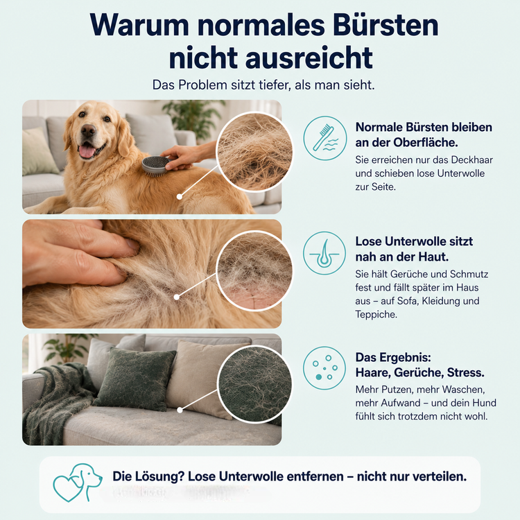 FurGlow™ Sanfte Pflege- und Massagebürste für Haustiere