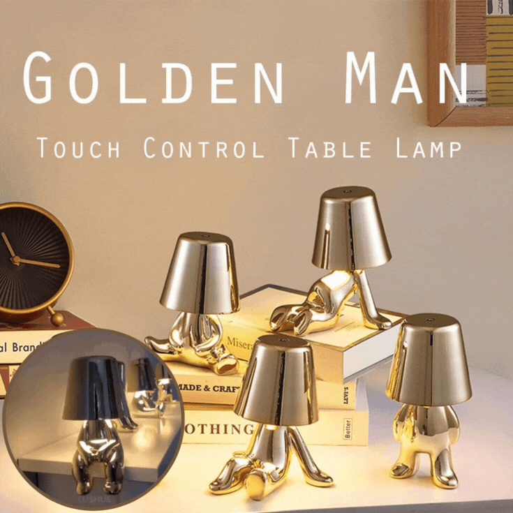 GoldenBoy™ – Stilvolle Tischleuchte für jedes Zuhause