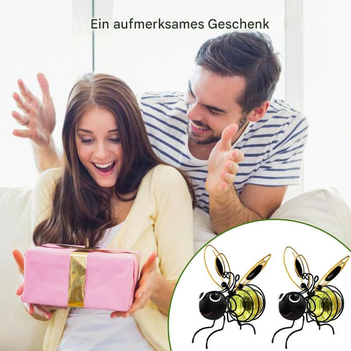BienenLicht™ Solar-Gartenleuchte zum Aufhängen