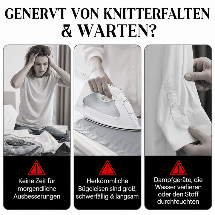 FaltenFix™ Kompaktes Handbügeleisen