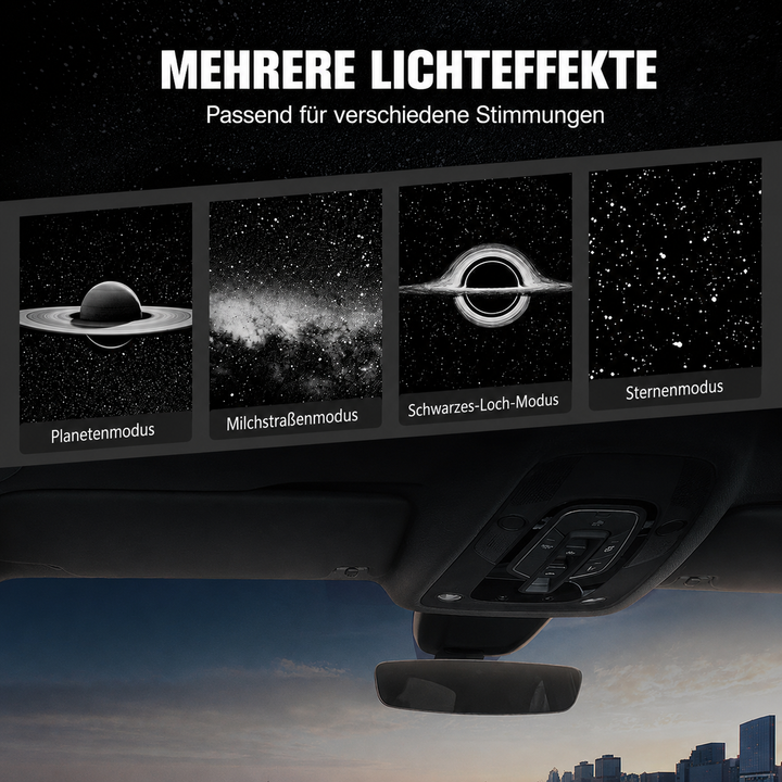 StarGlow™ USB-Sternprojektor für das Auto und das Schlafzimmer