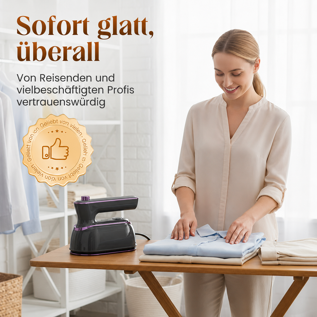 FaltenFix™ Kompaktes Handbügeleisen