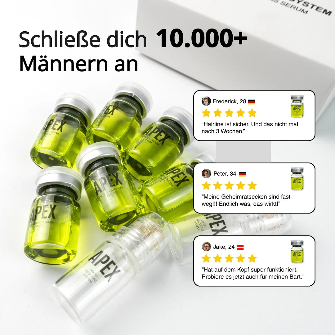 HairViva™ Haarwuchs-System für kräftigeres und dichteres Haar