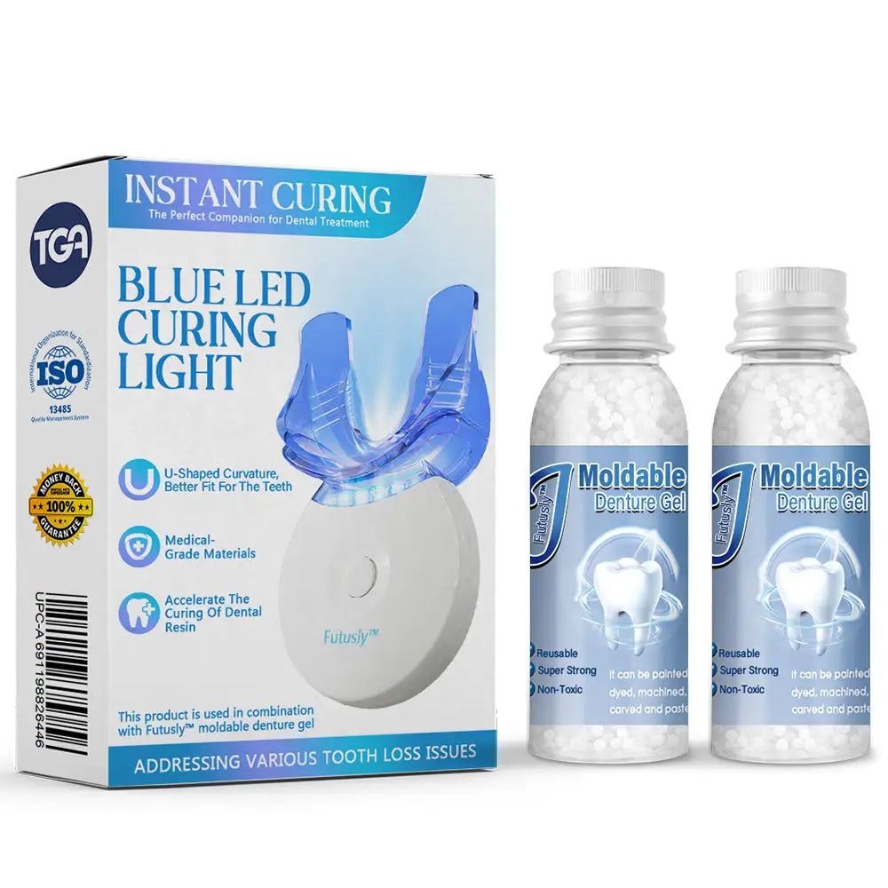 Futusly™ – Professionelle Blaulicht-Härtelampe mit langlebigen Prothesenmaterialien [50% Rabatt]