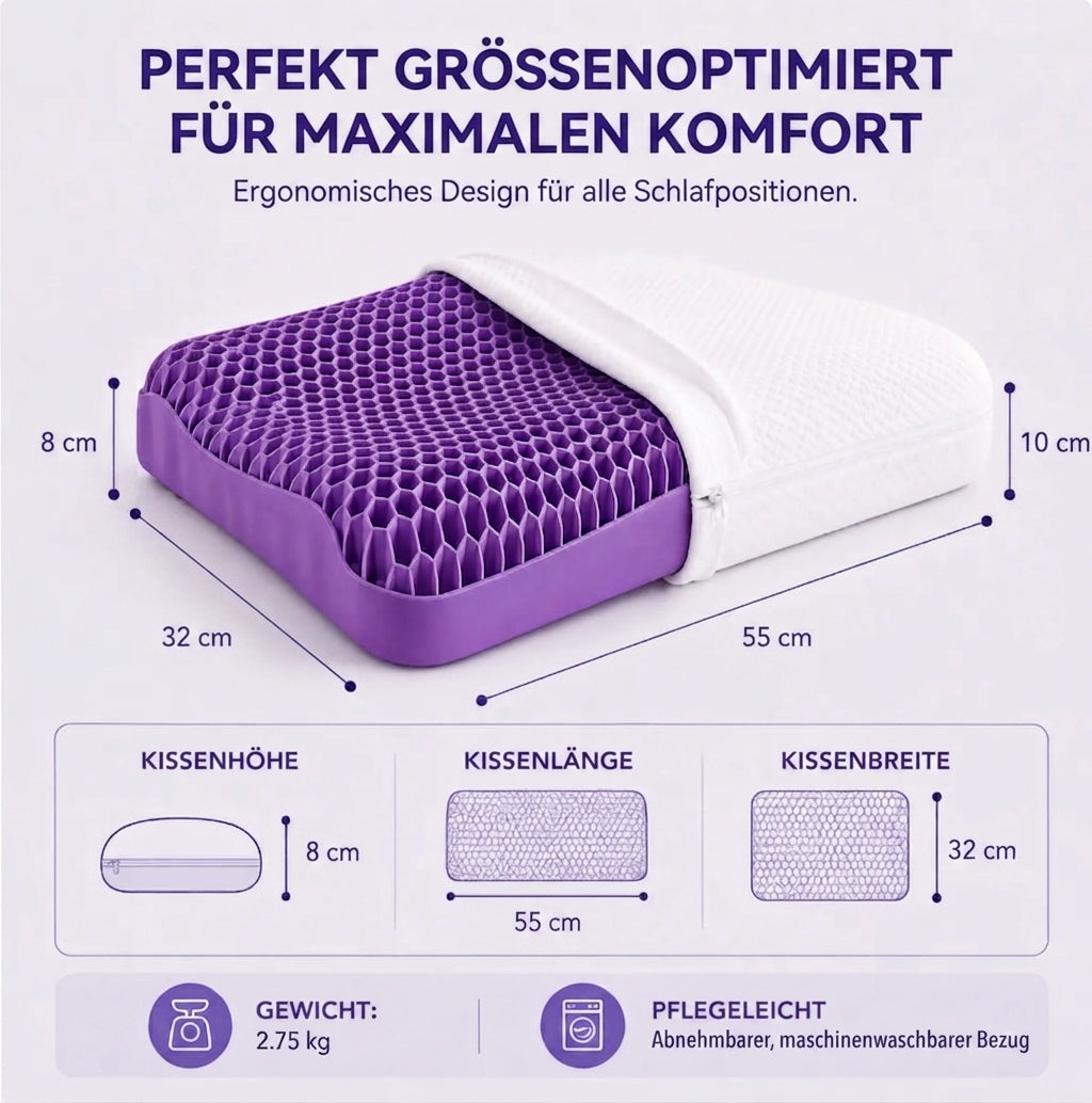 NackenTraum™ Ergonomisches Schlafkissen