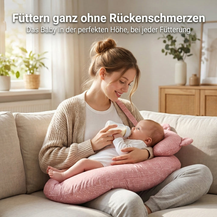 BabyWohl™ Ergonomisches Stillkissen mit Schultergurt