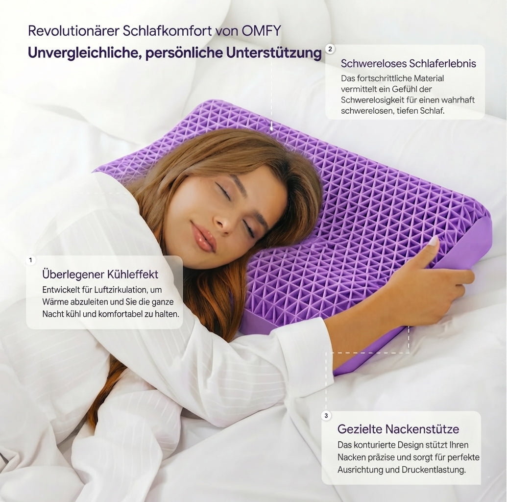 NackenTraum™ Ergonomisches Schlafkissen