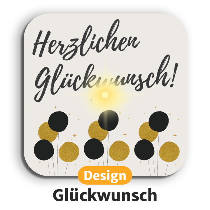 LumaGlow™ LED-Getränkeuntersetzer mit langlebigen Batterien