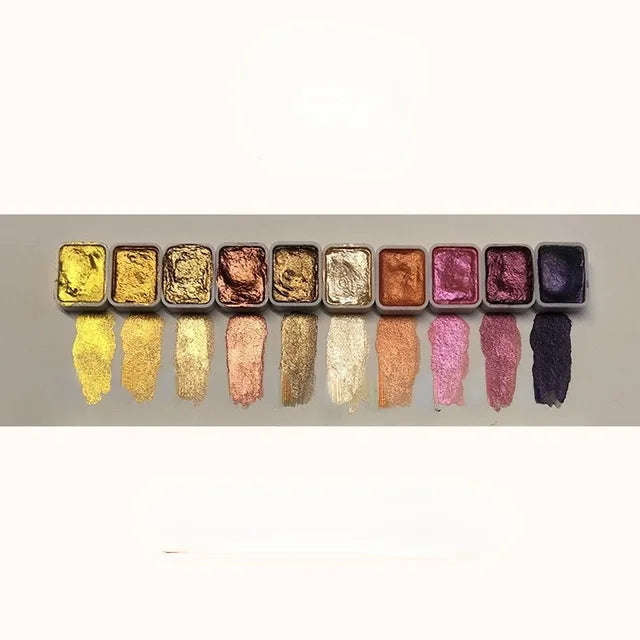 Kolorful - Powder Mineral Pearl Pigment Art Watercolor 20 Farben