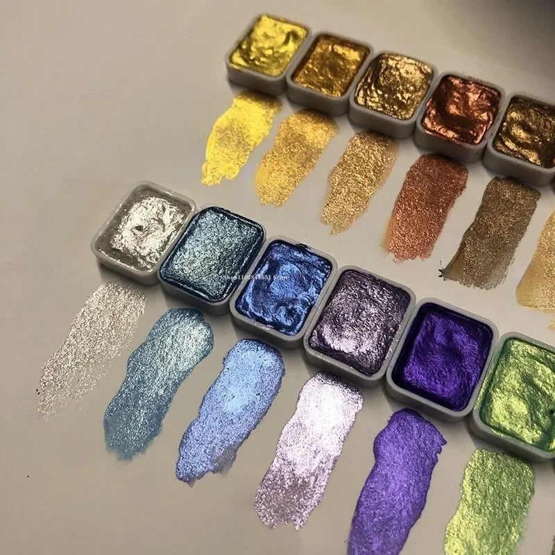 Kolorful - Powder Mineral Pearl Pigment Art Watercolor 20 Farben