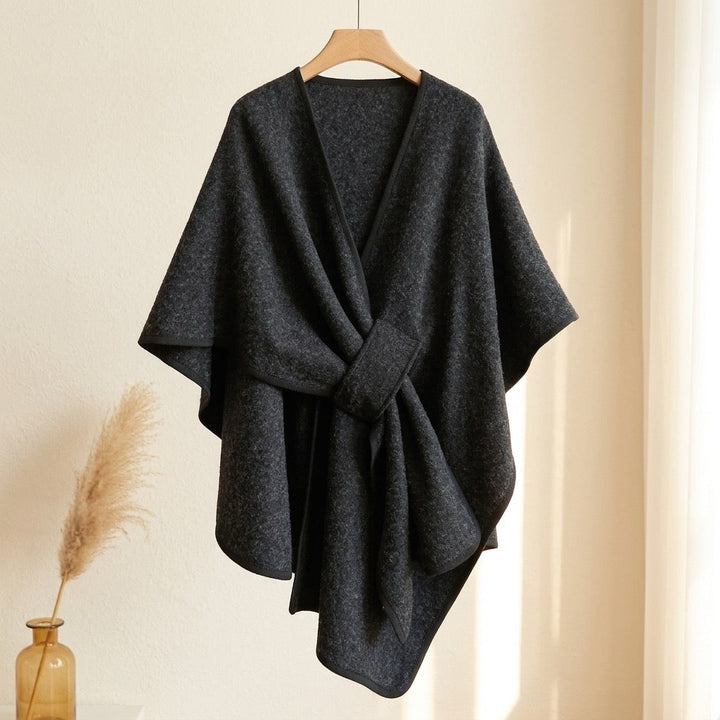 KuschelCape™ Eleganter langer Poncho-Schal