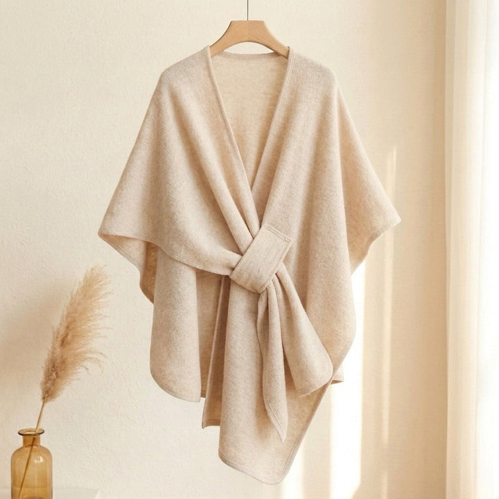 KuschelCape™ Eleganter langer Poncho-Schal