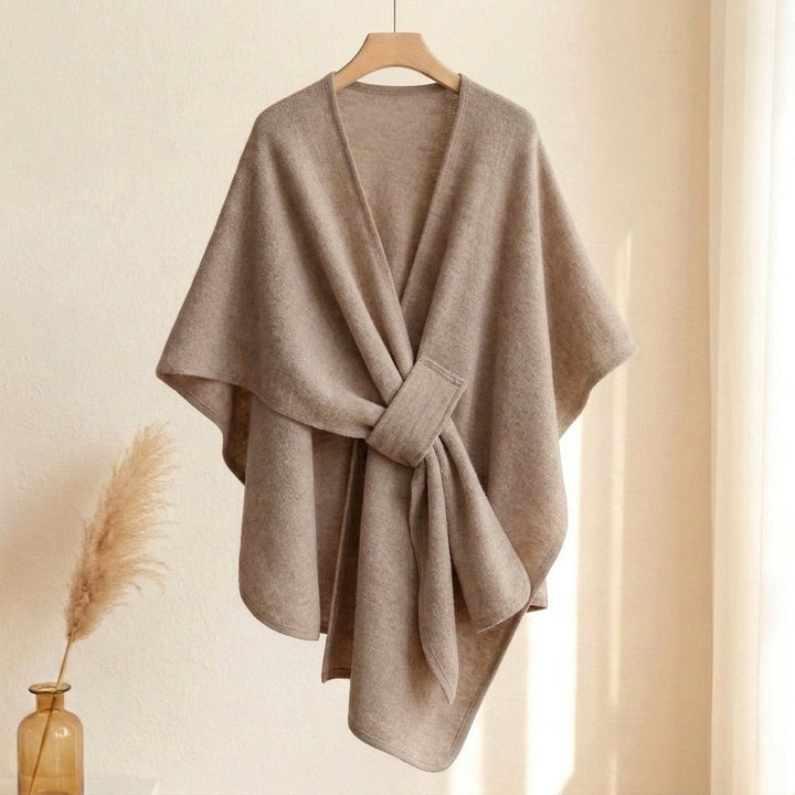 KuschelCape™ Eleganter langer Poncho-Schal