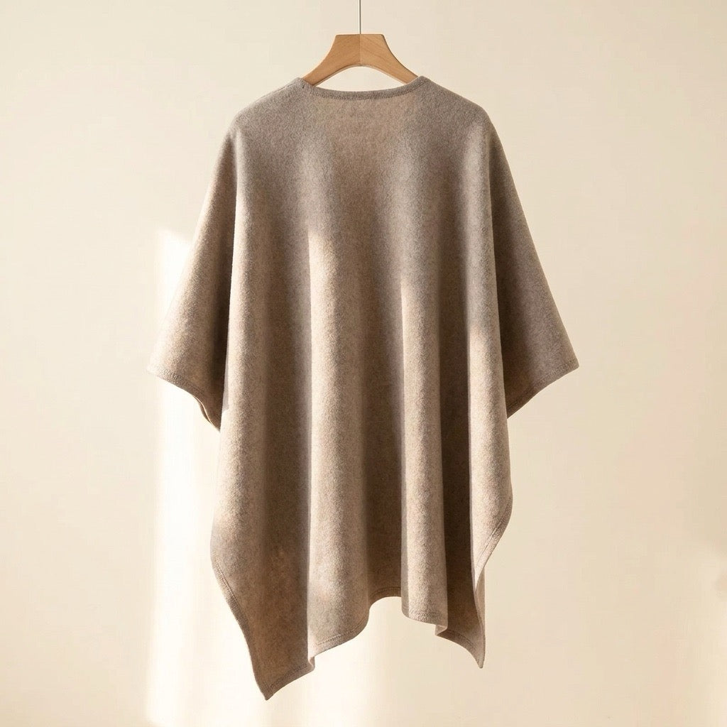 KuschelCape™ Eleganter langer Poncho-Schal