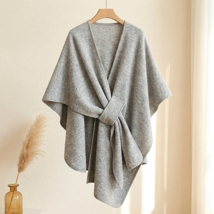 KuschelCape™ Eleganter langer Poncho-Schal