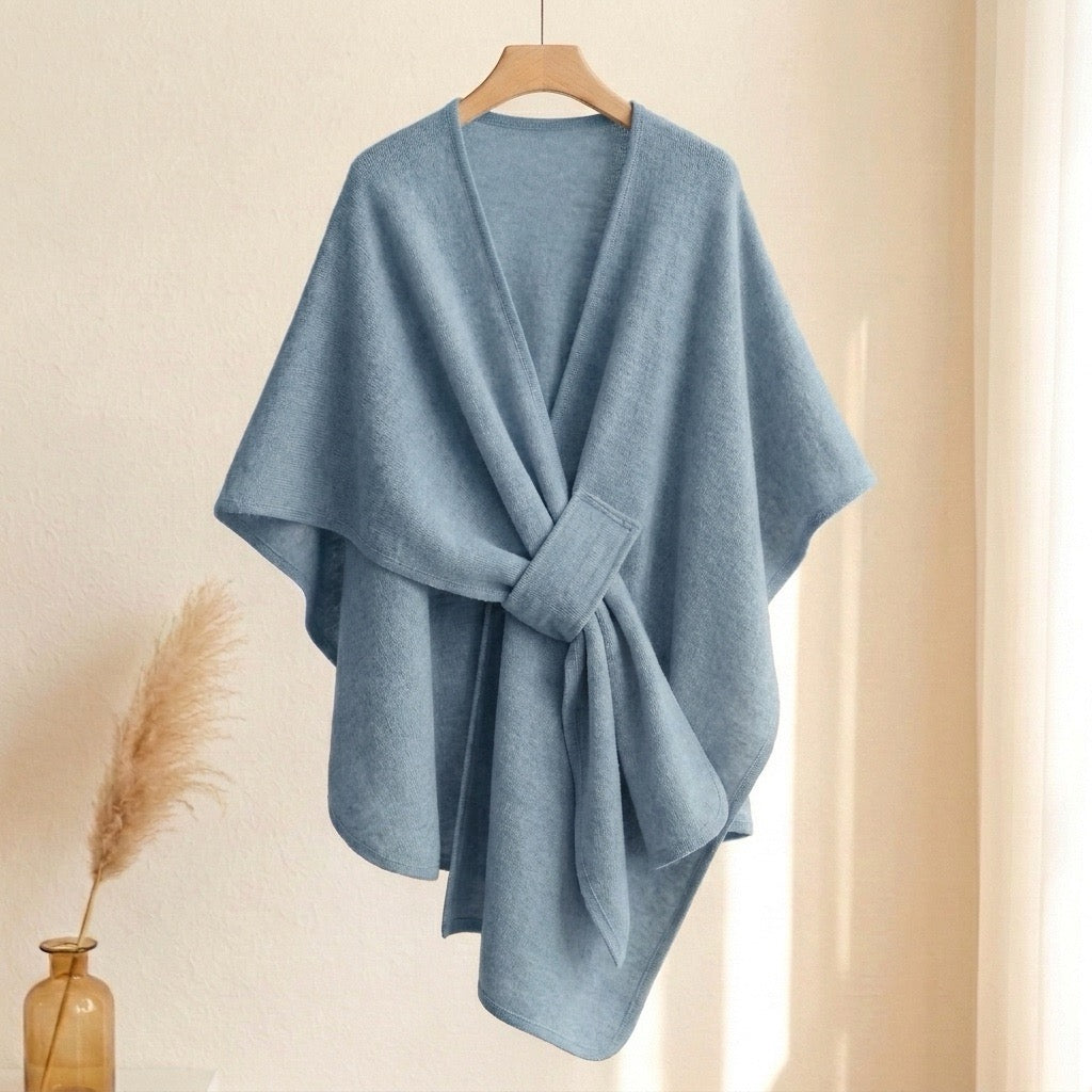 KuschelCape™ Eleganter langer Poncho-Schal