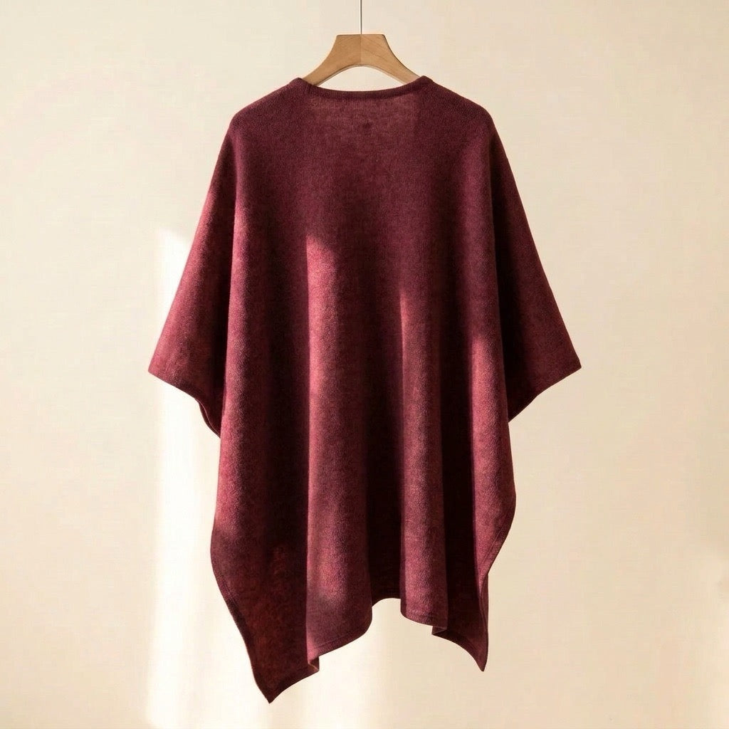 KuschelCape™ Eleganter langer Poncho-Schal
