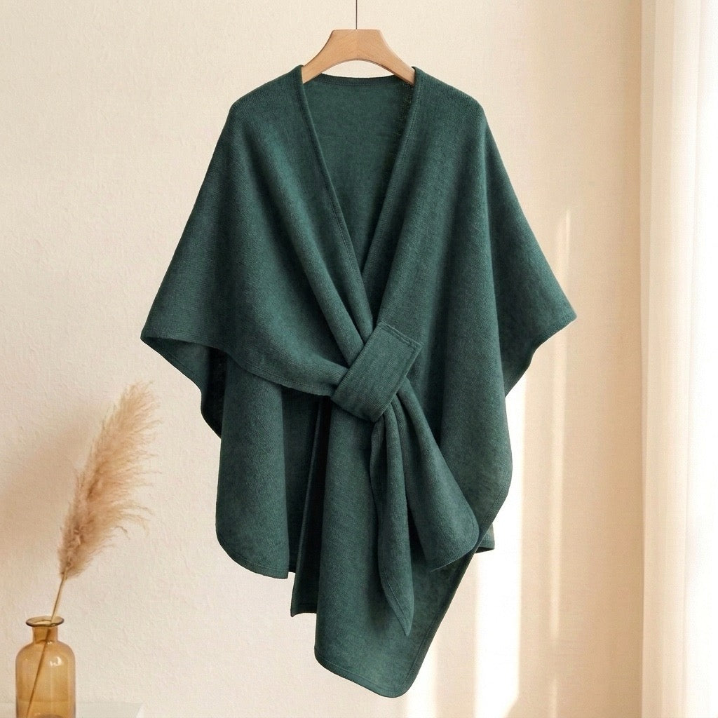 KuschelCape™ Eleganter langer Poncho-Schal