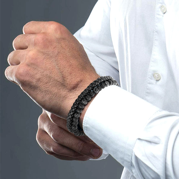 Humanic+MAXHematit Perlenarmband – Stil & Energie in einem