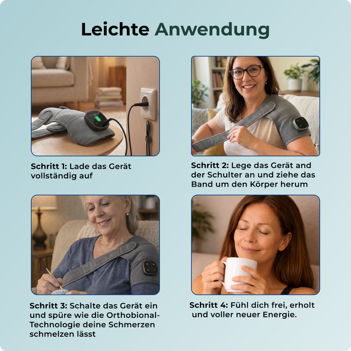 SchulterWohl™ 3-in-1 Schulter-Massagegerät