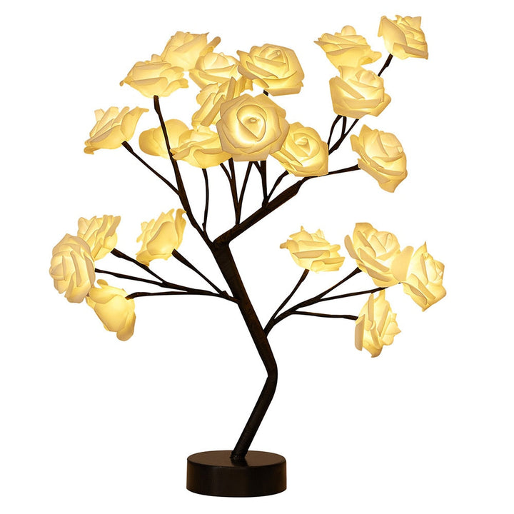 RosenGlanz™ Dekorativer LED-Rosenbaum