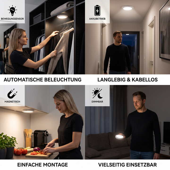 SensoBeam™ Tragbare Magnetische Deckenleuchte