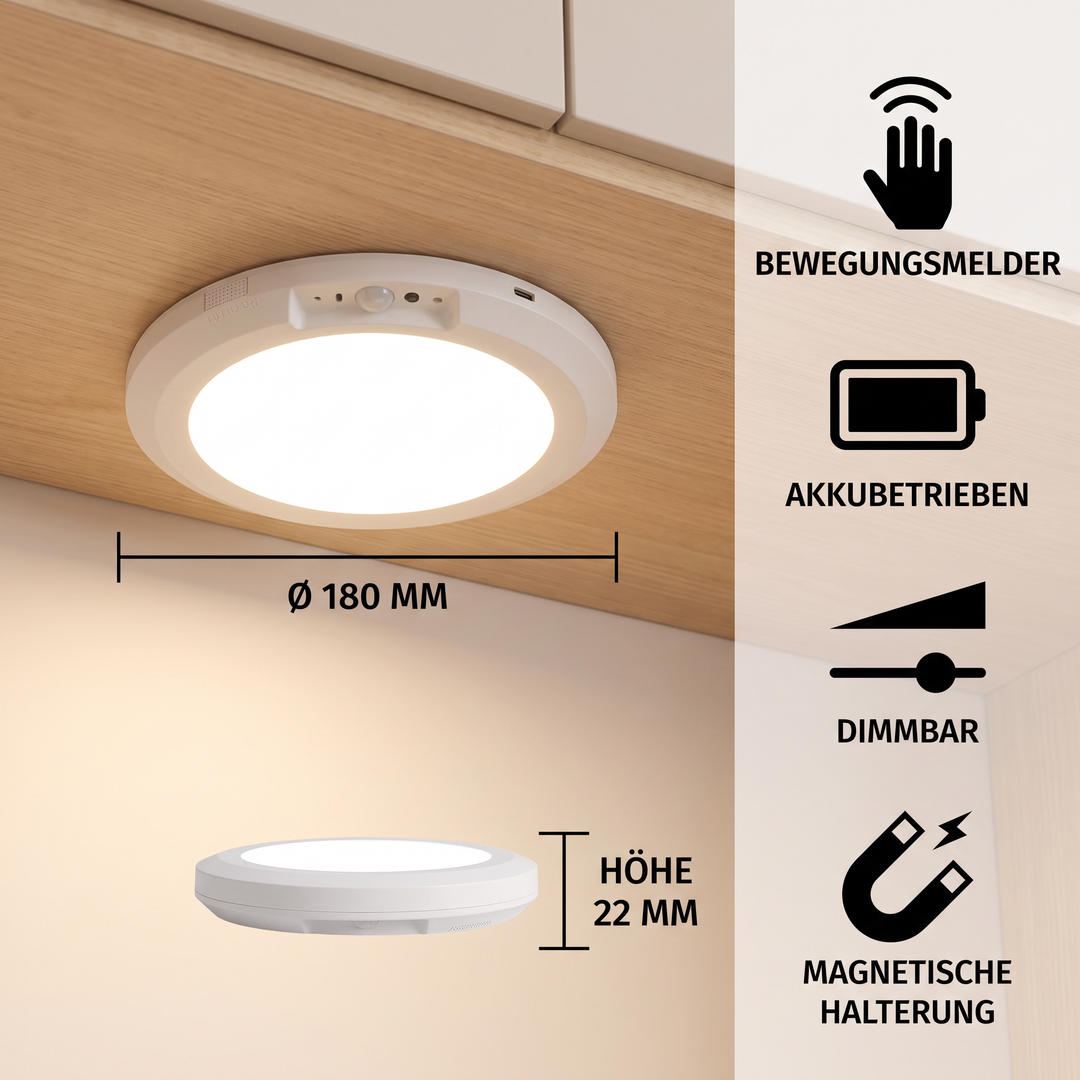 SensoBeam™ Tragbare Magnetische Deckenleuchte