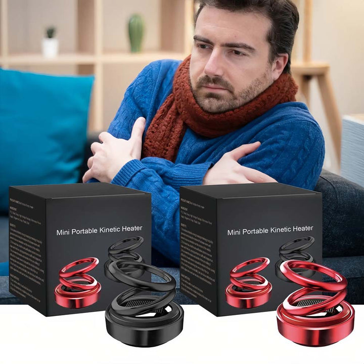 Tragbarer Heizlüfter | Kinetische Molekular-Technologie | Energiesparend & Schnellheizend | Kompakt & Mobil | 1+1 Gratis