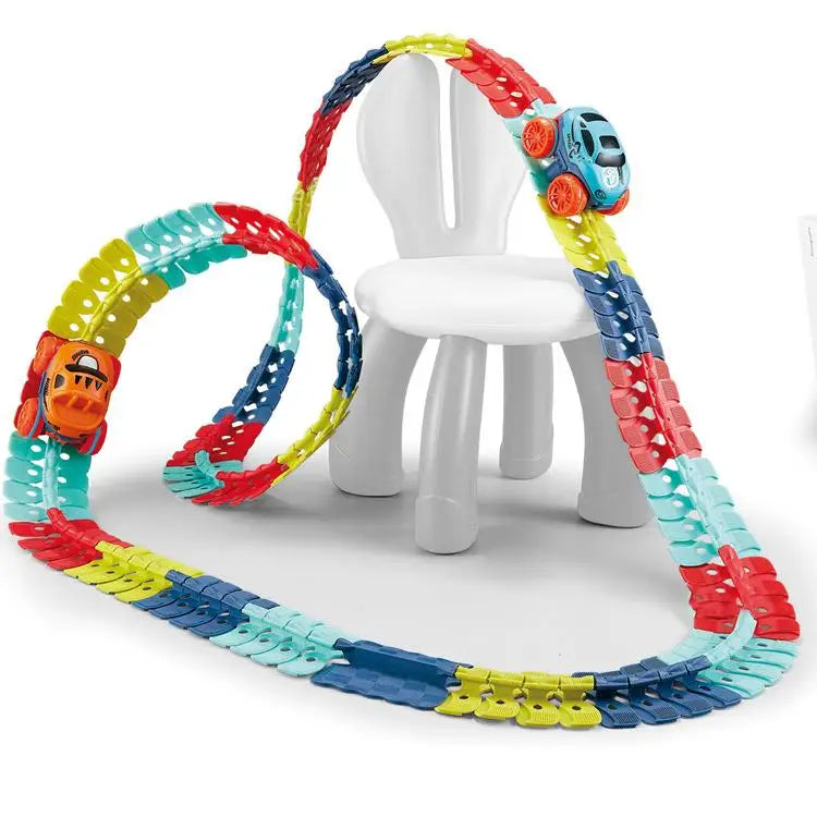 SpeedFlex™ | Convertible Car Track mit Serpentinen-Technologie für endlosen Spaß