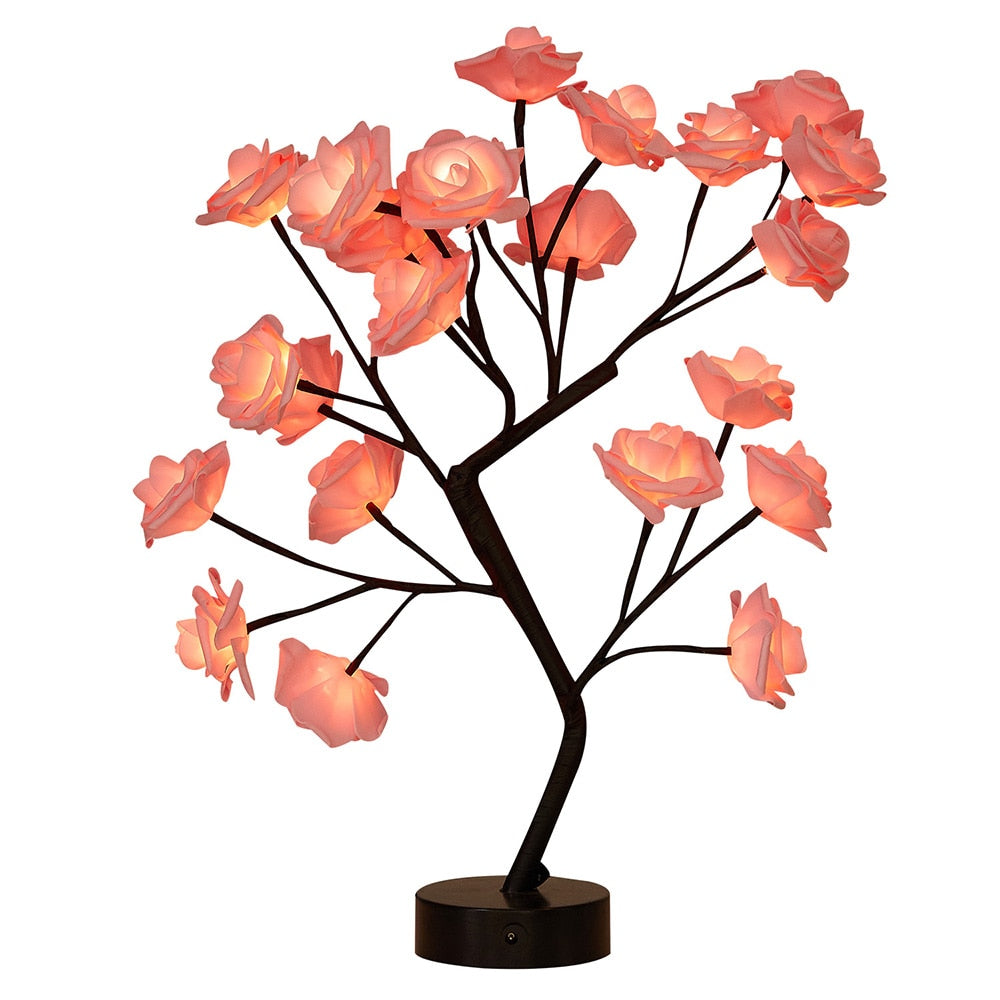 RosenGlanz™ Dekorativer LED-Rosenbaum
