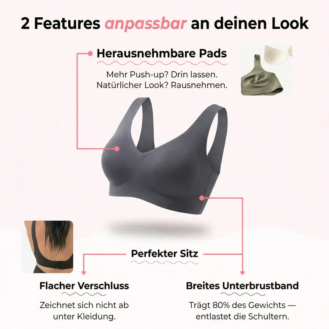 Veloura™ Premium-BH ohne Nähte für unsichtbaren Komfort den ganzen Tag