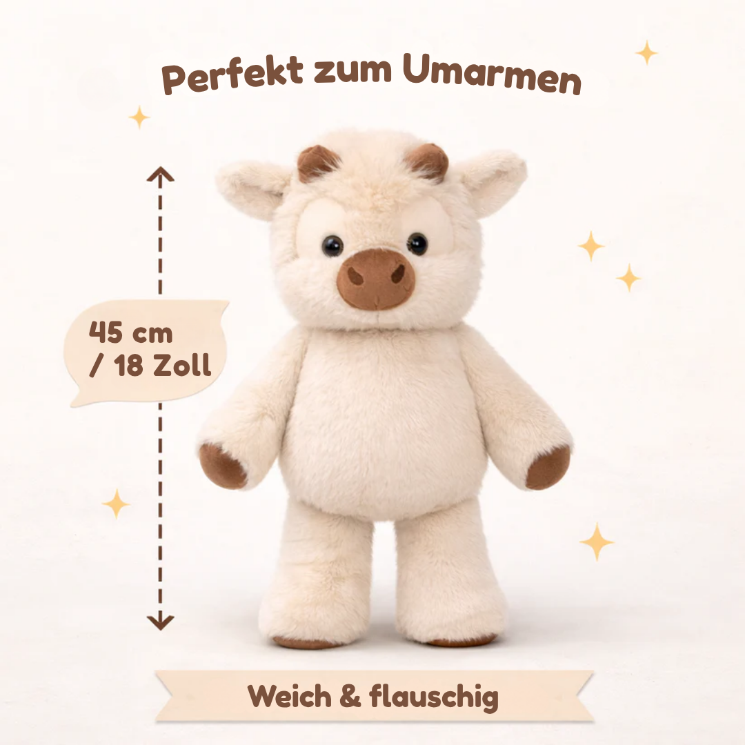KuhZauber™ Interaktive Plüschkuh zum Laufen und Kuscheln