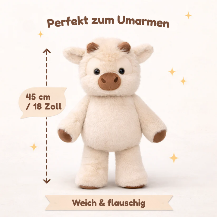 KuhZauber™ Interaktive Plüschkuh zum Laufen und Kuscheln