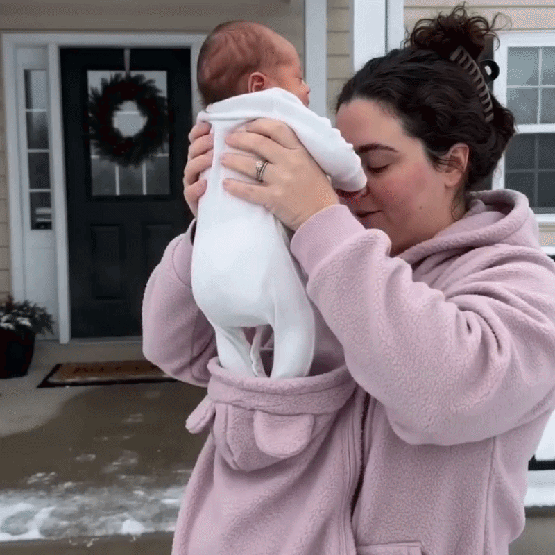 KuschelNest™ Warmer Baby-Kuschelhoodie
