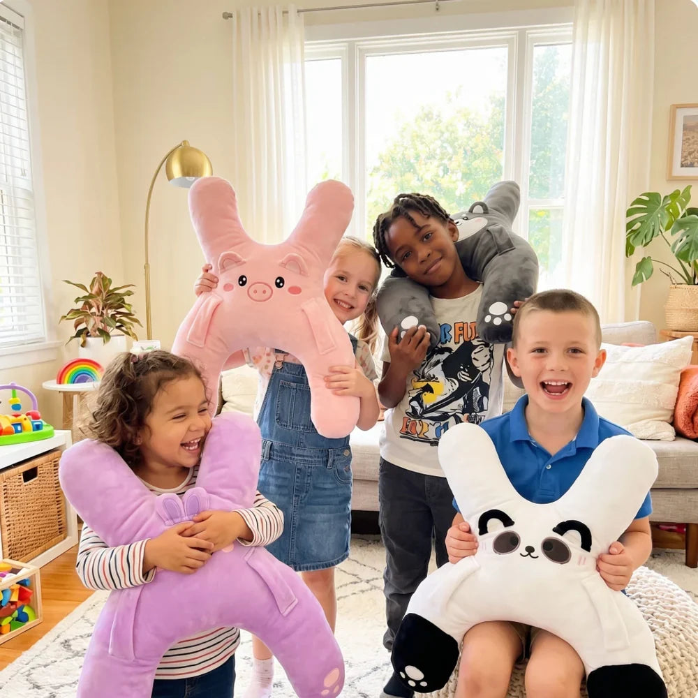 ReiseKuschel™ Kinder-Reisekissen mit Kopfstütze